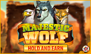 Majestic wolf hold and earn